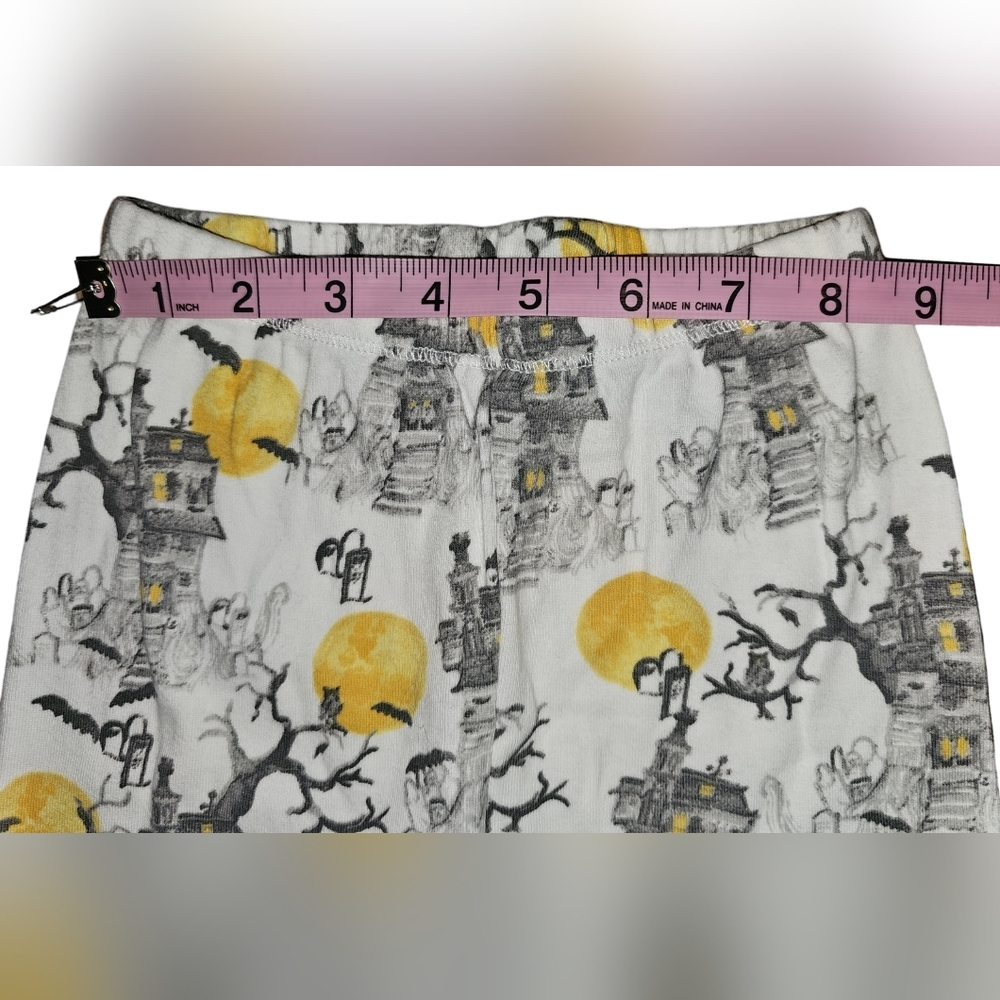 Burt’s Bees Kids Halloween PJ Set Haunted House Organic Cotton Unisex PJ Sz 3T - Picture 8 of 16